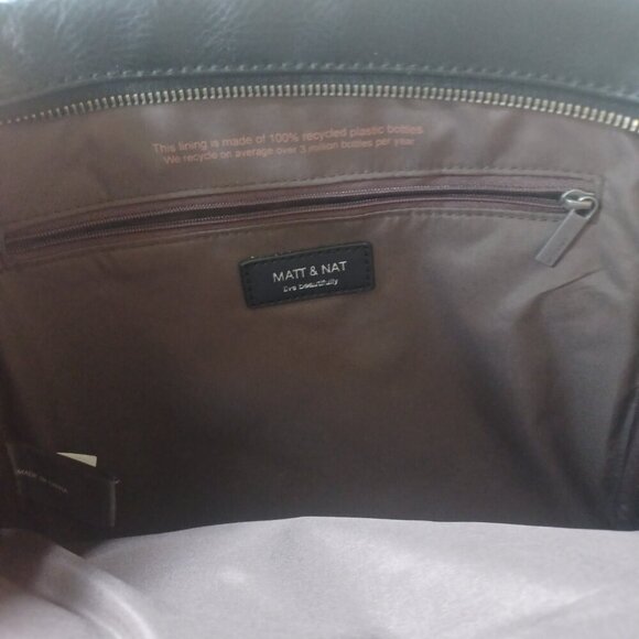 Matt & Natt Vegan black backpack